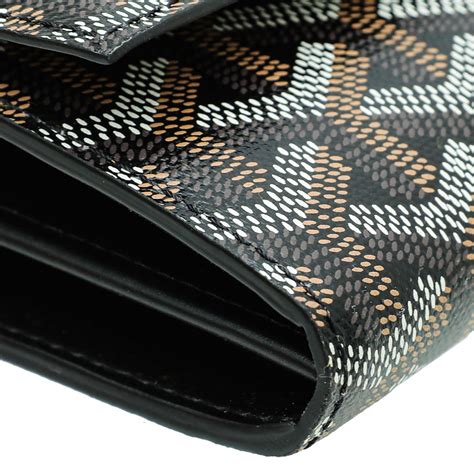 goyard wallet black|goyard varenne continental wallet price.